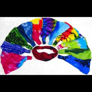 12 Elastic Bandana-Headbands Potpourri ($1.48 each)