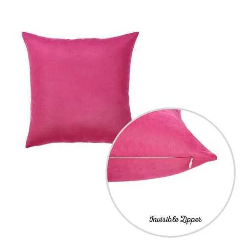 18"x18" Pink Honey Decorative Throw Pillow Cover (2 pcs in set)