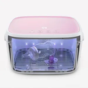 59S 4th Gen 3-min Smart Sterilization Box - UVC LED Milk Bottle Sterilizing Box T5 With Battery