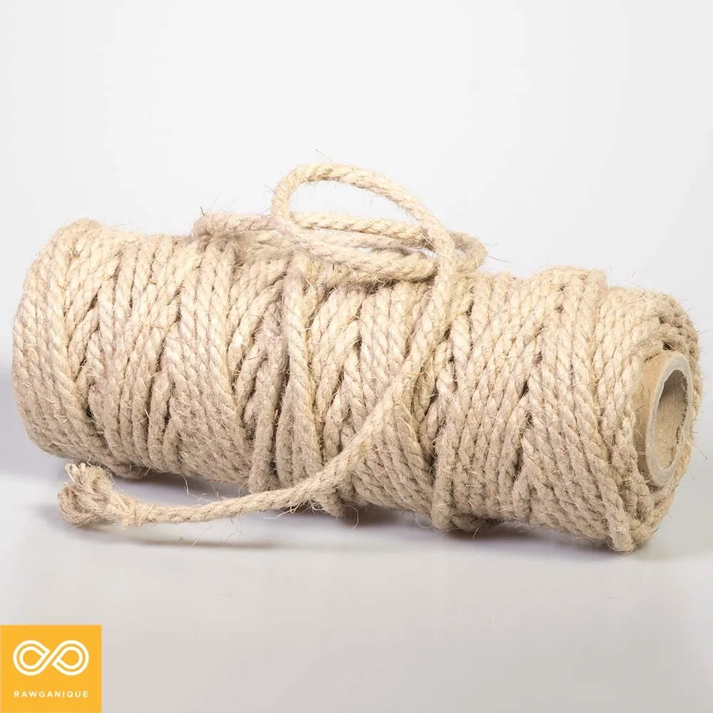 6mm Hemp Rope (1/4") (1kg Roll)