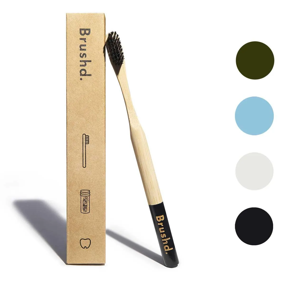 Adult Bamboo Toothbrush - 4 Colours Available