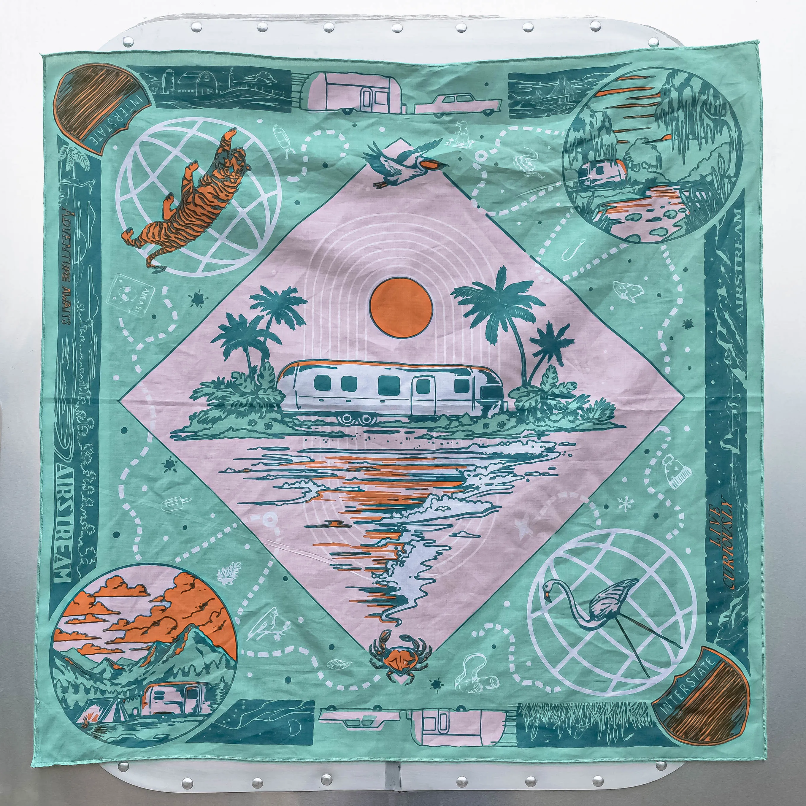 Airstream "Live Curiously" Bandana by Bandits