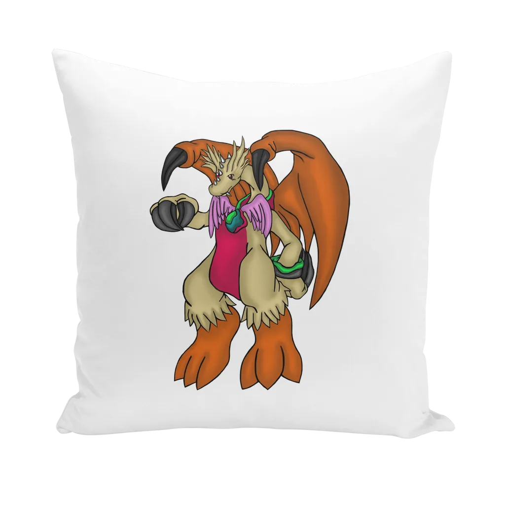 Angechardragon Throw Pillows