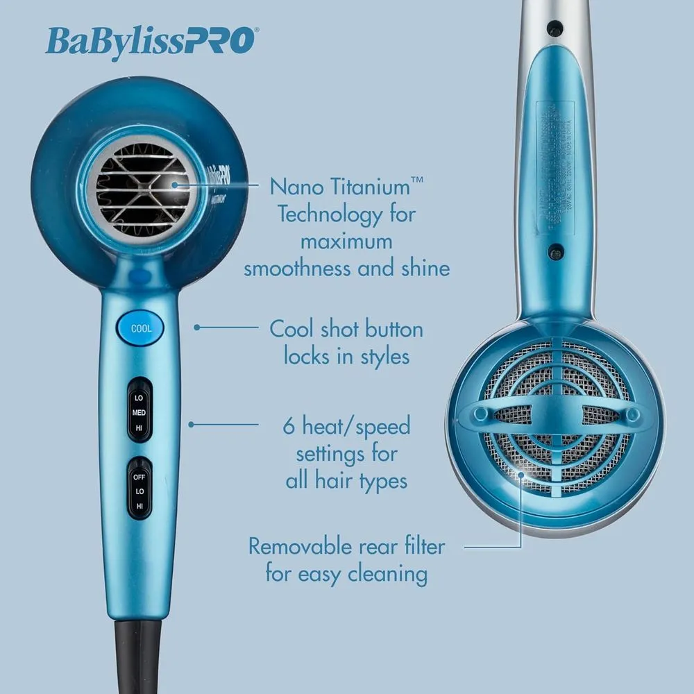 BabylissPRO Nano Titanium Dryer