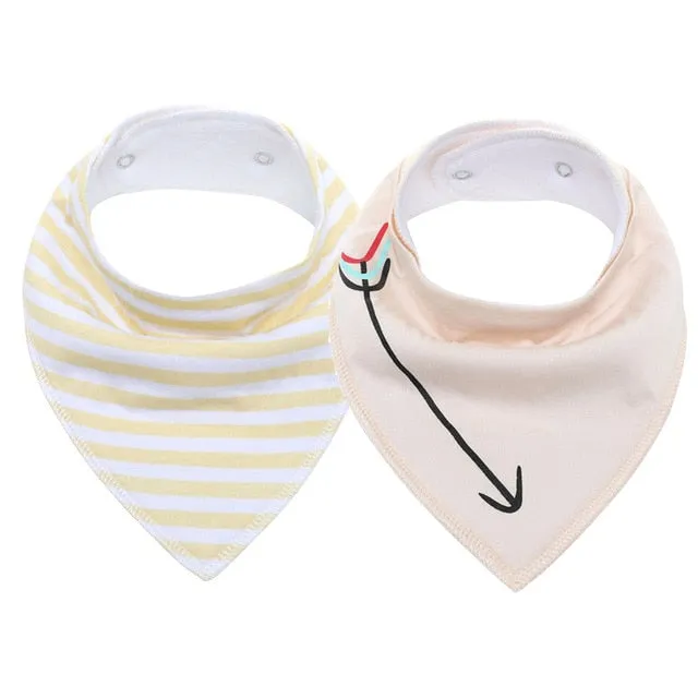 Bandana Bibs Pattern 2pcs | BabyCulture