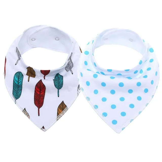 Bandana Bibs Pattern 2pcs | BabyCulture