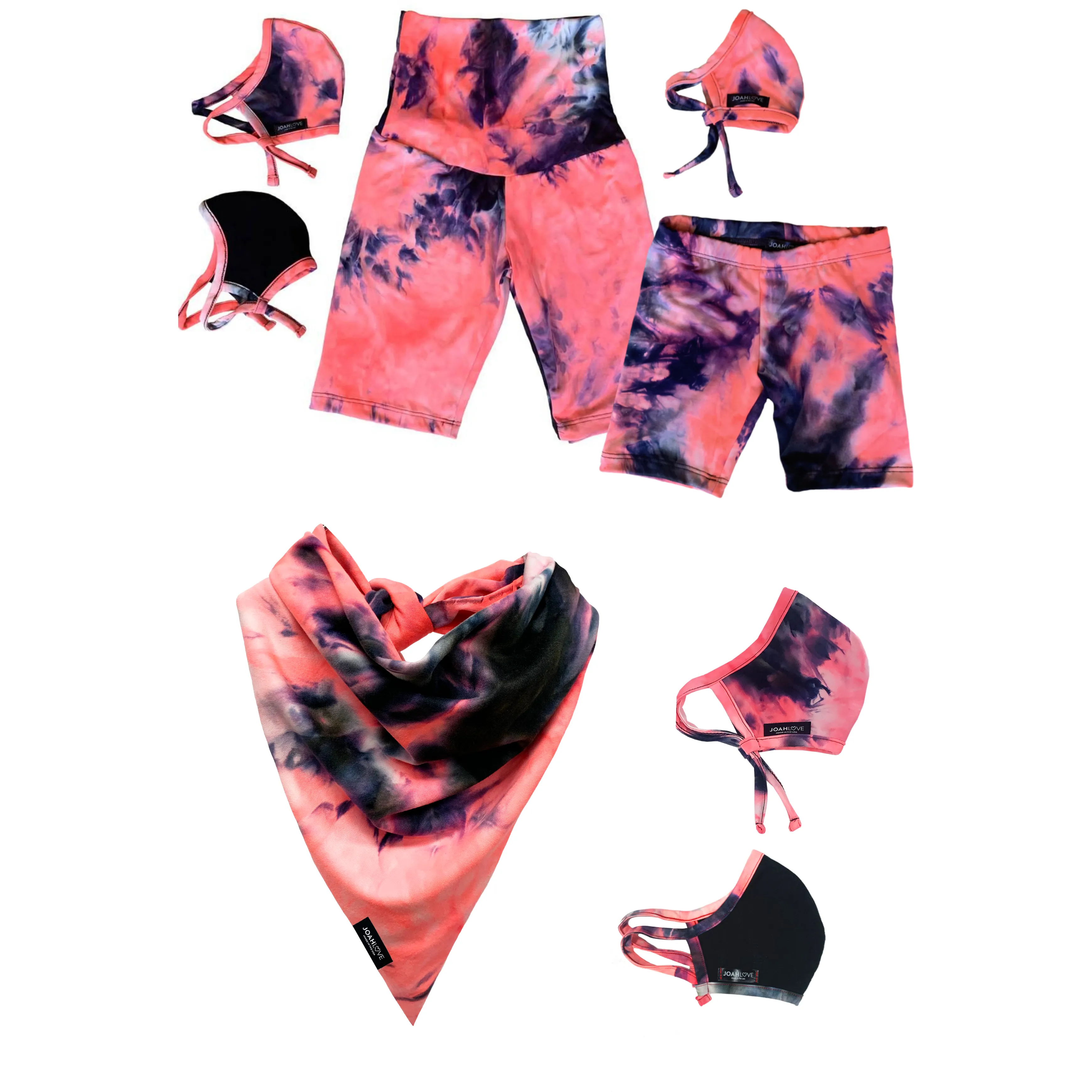 Bandana | Sunset Neon Tie Dye