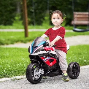 BMW HP4 Multi-Terrain children's motorcycle, licensed by Aosom for babies and children aged 1, 5 to 5 years, battery-powered off-road motorcycle mini motorcycle for children, red Aosom