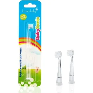 Brush-Baby Babysonic replacement heads for Babysonic electric toothbrush from 0 to 18 months