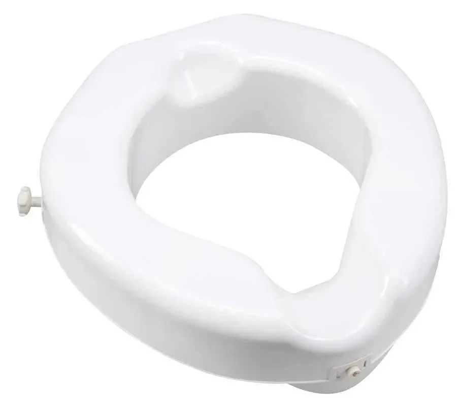 Carex Safety Lock Bariatric Raised Toilet Seat