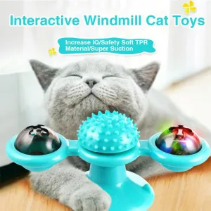 Cat Spinning Catnip-Scratching Toy