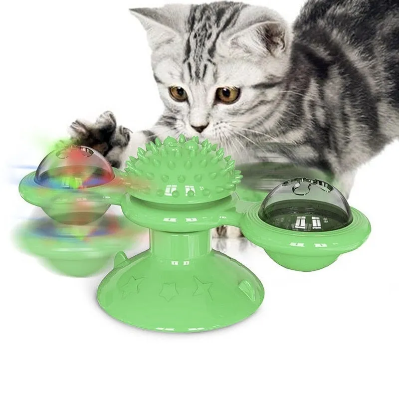 Cat Spinning Catnip-Scratching Toy