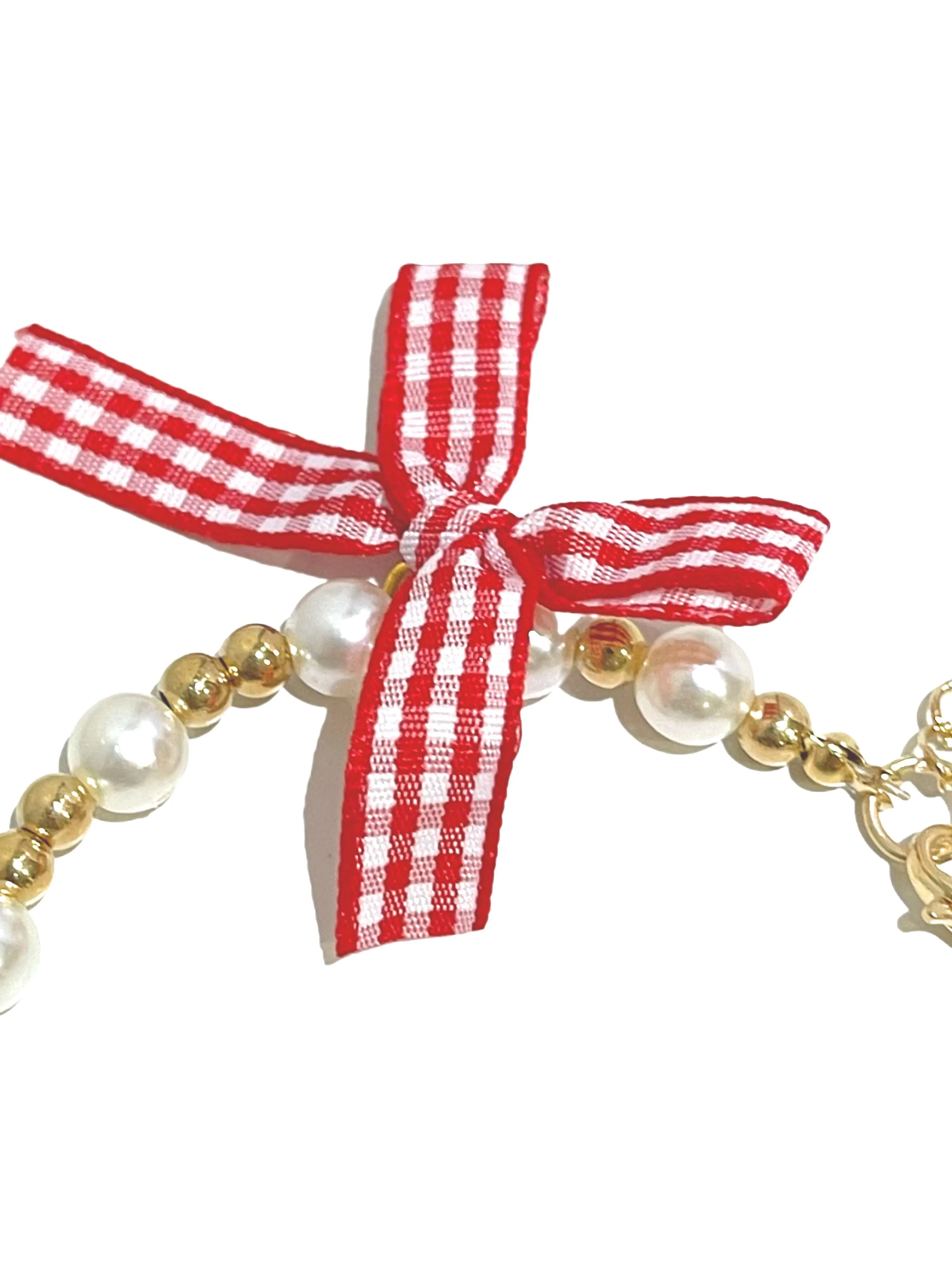 Cat Strawberry Pearl Necklace