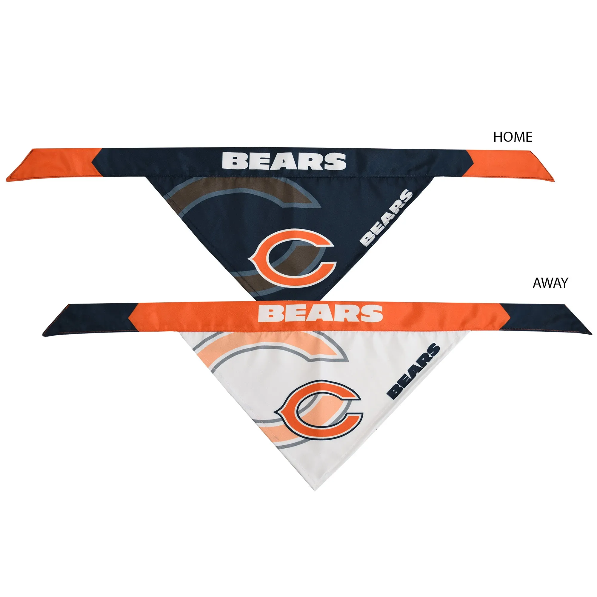 Chicago Bears Home and Away Pet Bandana Set