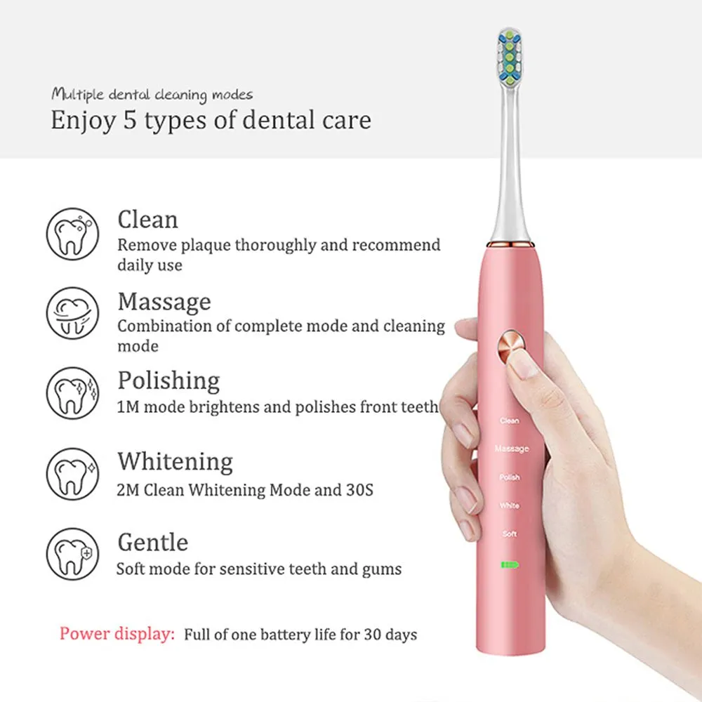 CintyB Sonic Electric Toothbrush