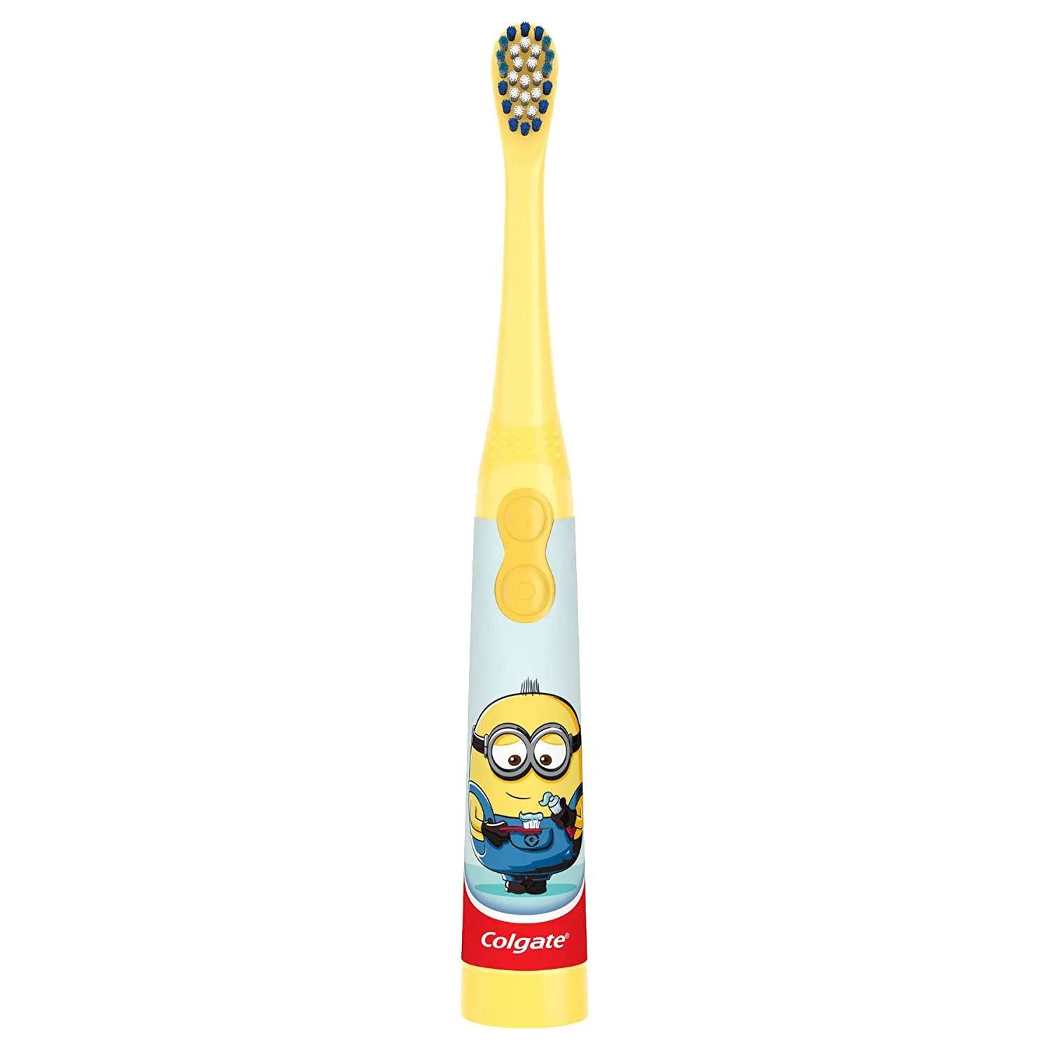 Colgate, Kids Battery Powered Toothbrush Minions Extra Soft Bristles, 1 Count, Color May Vary