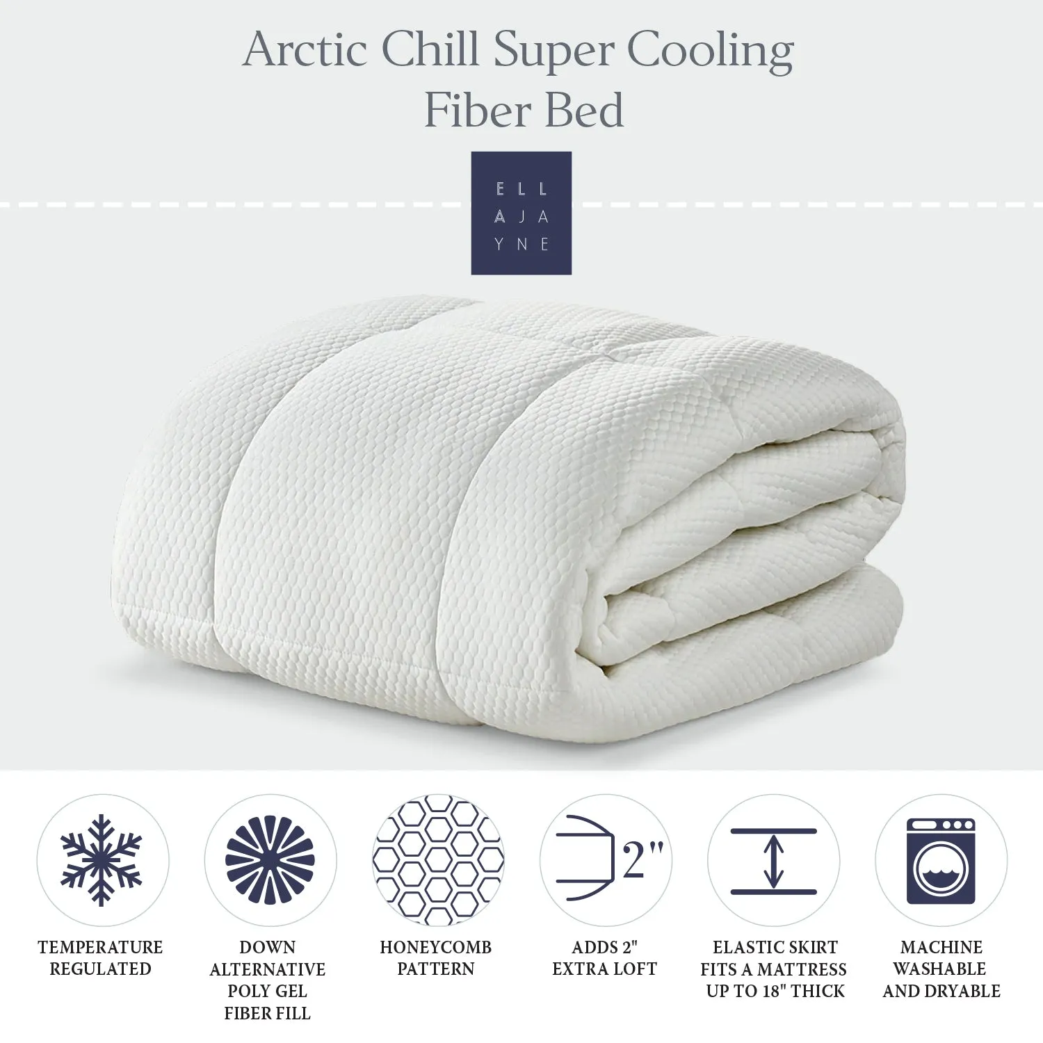 Cooling Bundle | Arctic Chill Cooling Fiber Bed and Arctic Chill Super Cooling Gel Fiber Pillow