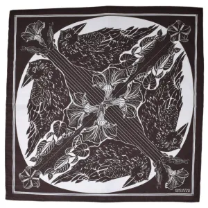 Crow Bandana - 100% Cotton Hanky Ascot