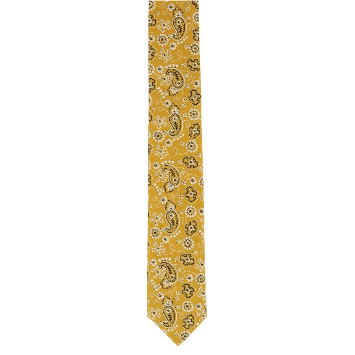 CTM® Men's Cotton Bandana Print Tie