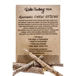 Dale Audrey ® Ayurvedic Neem Chew Sticks 1.4 oz