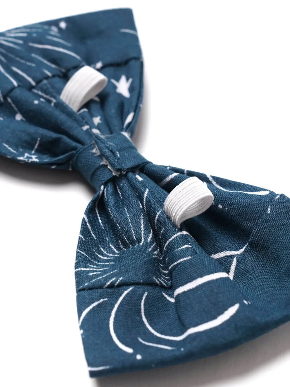 Dog Bow Tie - Midnight Blue Fireworks