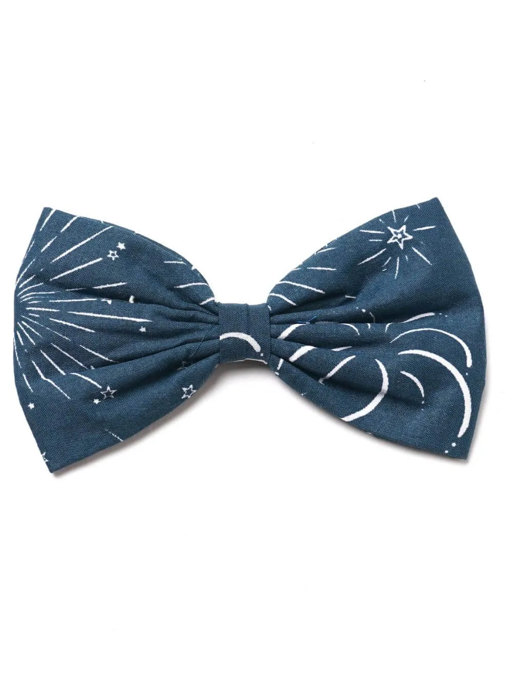 Dog Bow Tie - Midnight Blue Fireworks