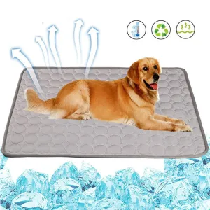 Dog Cooling Mat Summer Pad Mat For Dogs Cat Breathable Blanket