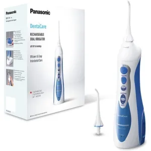 Ew1211W Water Flosser Cordless Rechargeable Dental Oral Irrigator with 3 Water Pressure Settings Blue/White UK 2 Pin Plug , Panasonic