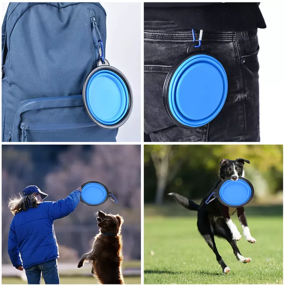 Foldable Travel Bowl for Dogs and Cats 350ml