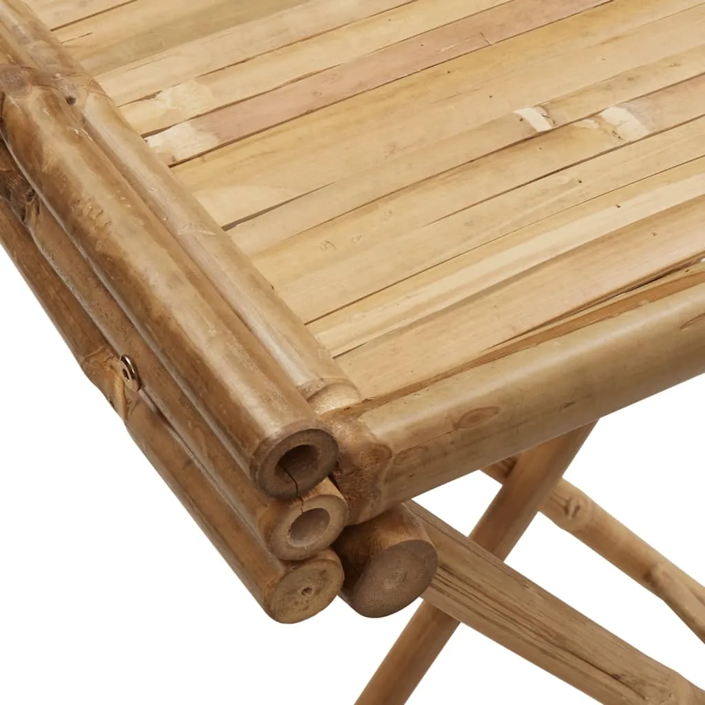 Folding Tray Table 70.5x42.5x80 cm Bamboo