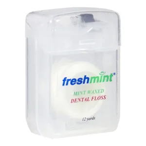 Freshmint Waxed Mint Dental Floss - 12 yds.