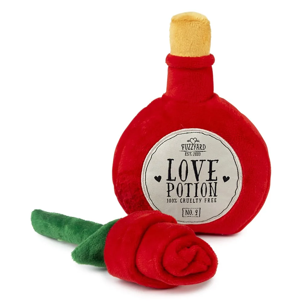 FuzzYard Love Potion/Rose Plush Toy (2pcs)