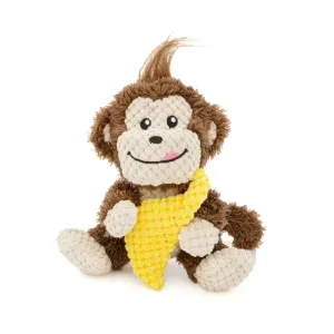 Guru Pet Loveys Monkey Plush Dog Toy