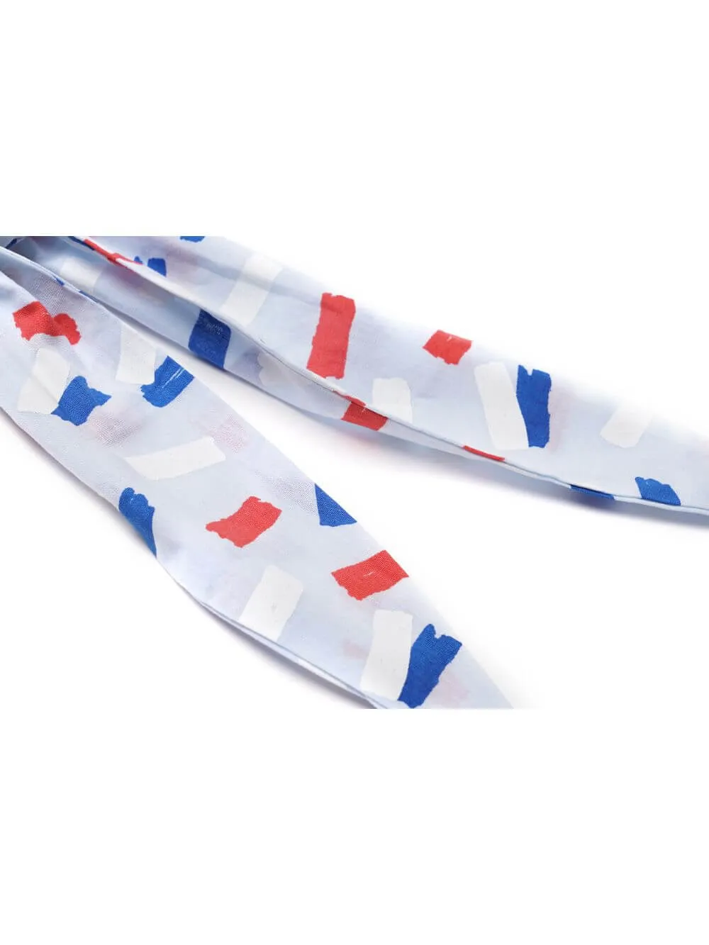 Hair Wrap - Summer Dazzle Red & Blue