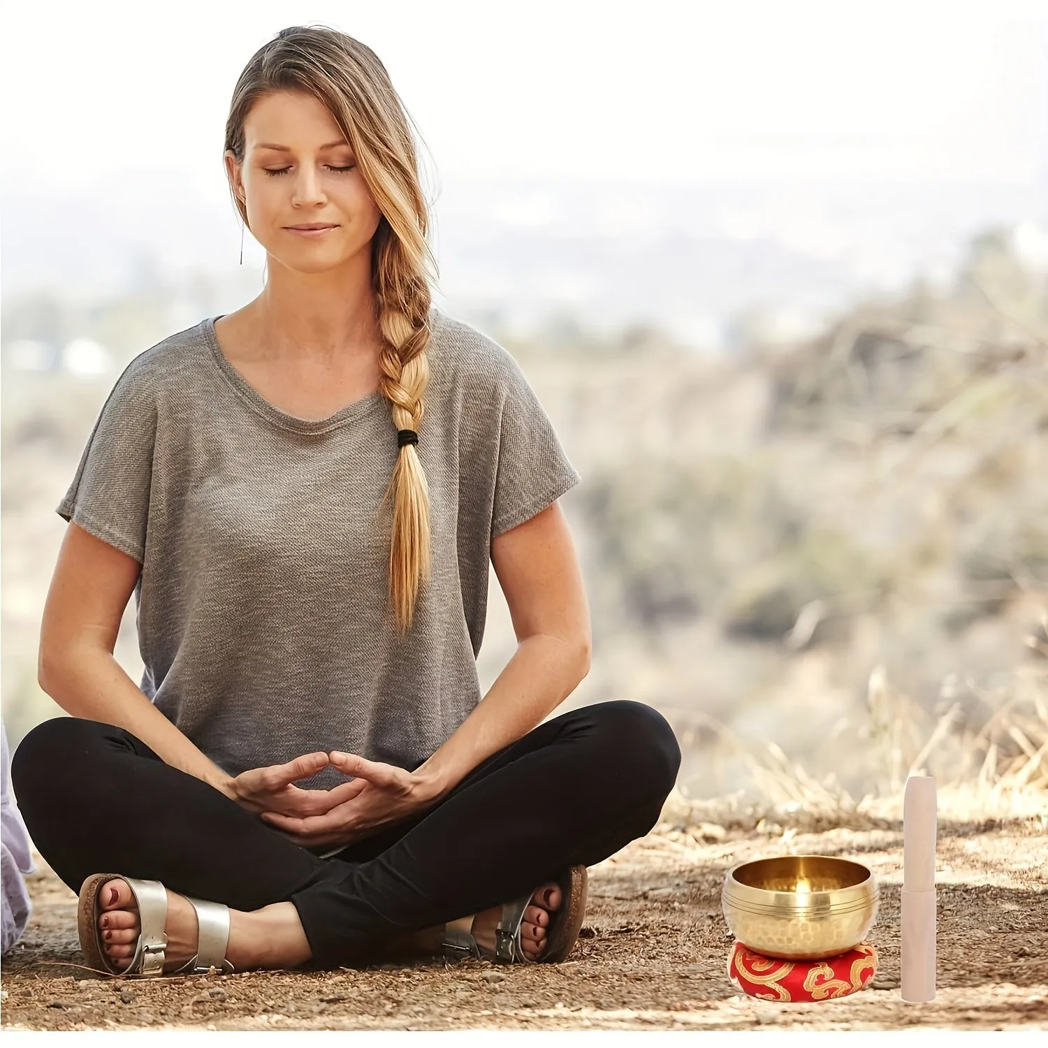 Healing Singing Bowl Set for Mindfulness Meditation Sound Therapy