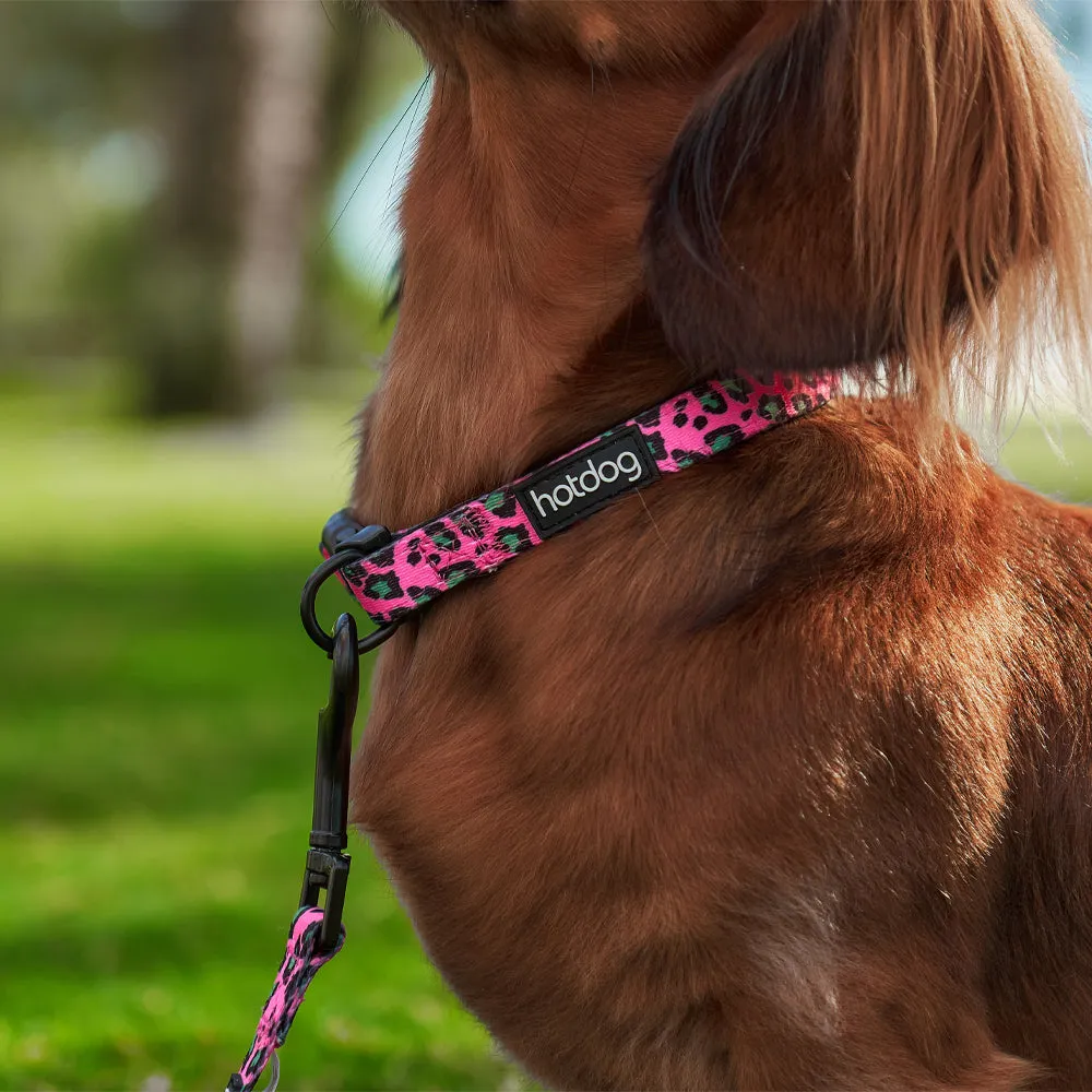 Hot Dog - Collar - Pink Ocelot