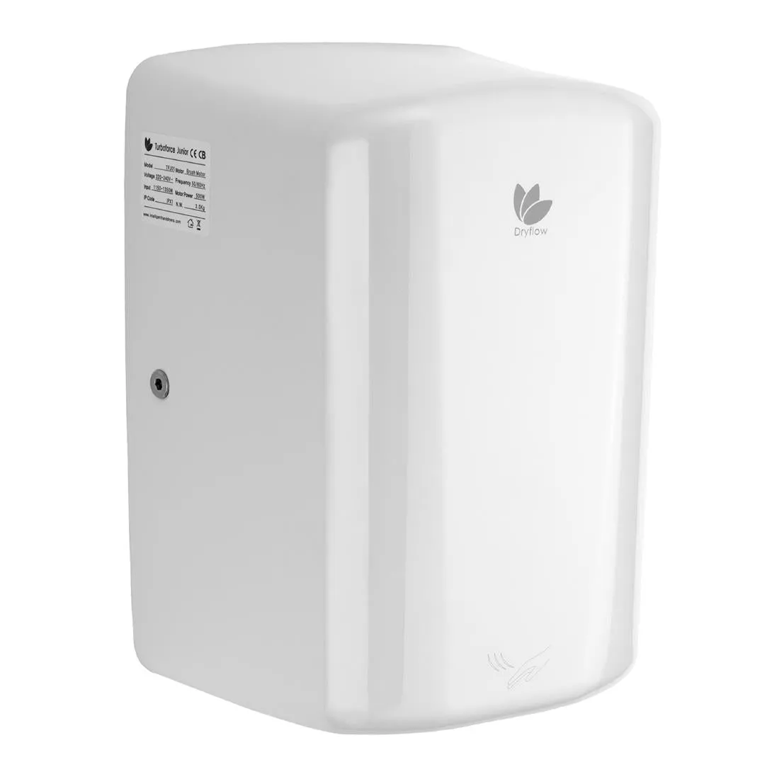 HP907 Dryflow Turboforce Junior PLUS Hand Dryer White