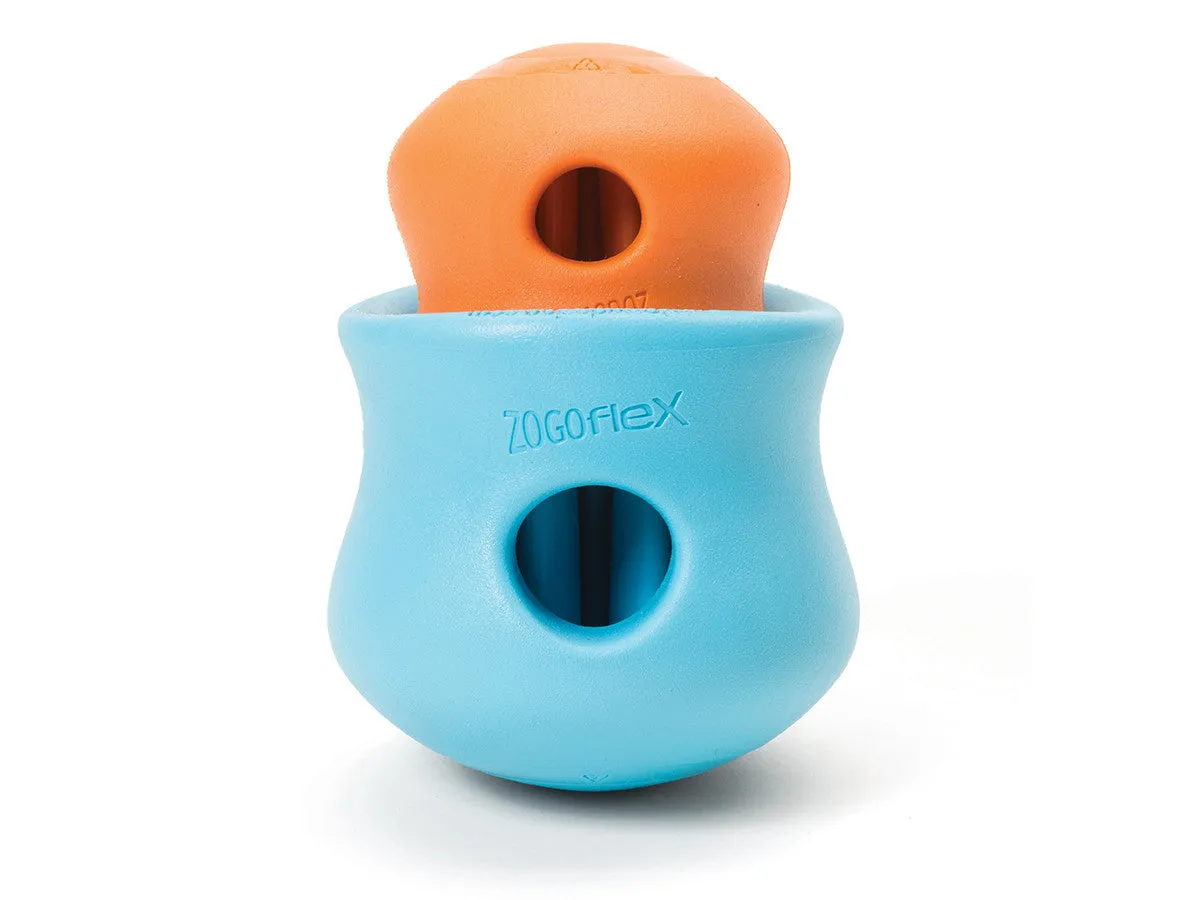 Interactive puzzle, food-dispensing dog toy, Zogoflex Toppl