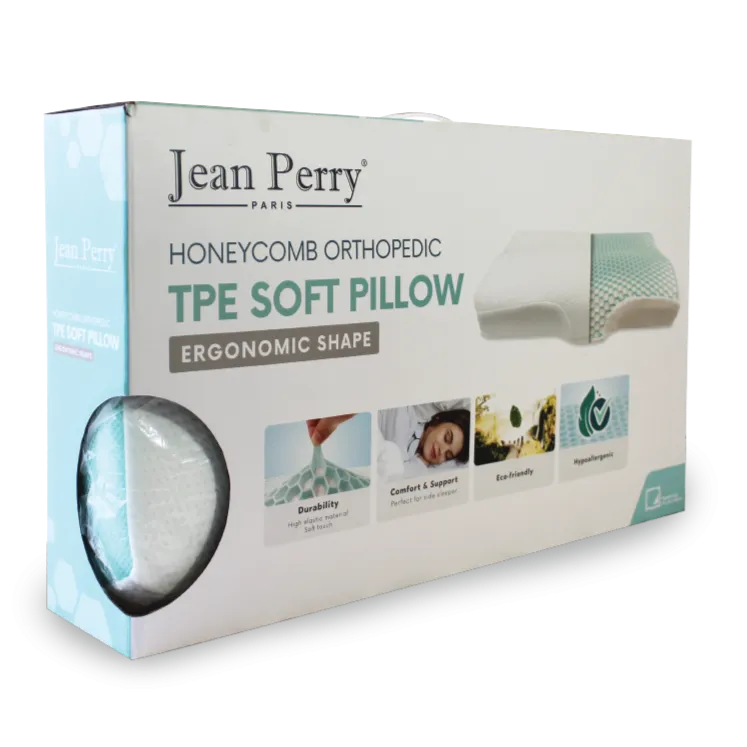 Jean Perry Honeycomb Orthopedic TPE Soft Ergonomic Memory Pillow