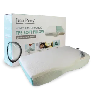 Jean Perry Honeycomb Orthopedic TPE Soft Ergonomic Memory Pillow