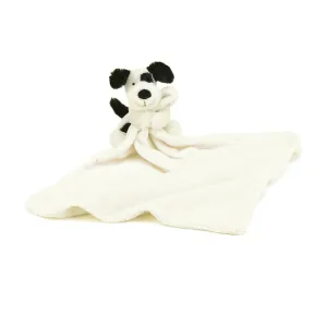 Jellycat Bashful Black & Cream Puppy Comforter