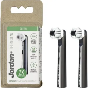 Jordan Green Clean electric toothbrush heads, 2 pcs. in packaging