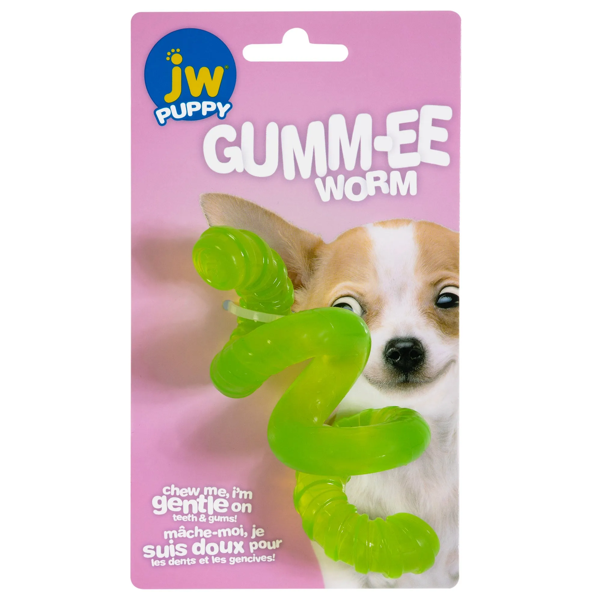 JW Gumm-EE Worm Dog Toy