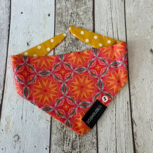 Kaleidoscope Polka Dot Dog Bandana