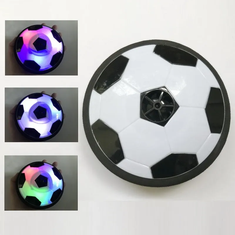 Kids Hover Soccer Ball On Air Cushion with LED Lights and Music for Playing Outdoors and Indoors