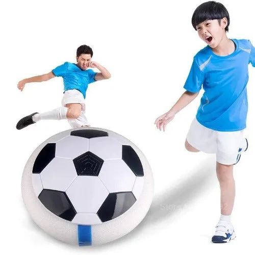 Kids Hover Soccer Ball On Air Cushion with LED Lights and Music for Playing Outdoors and Indoors