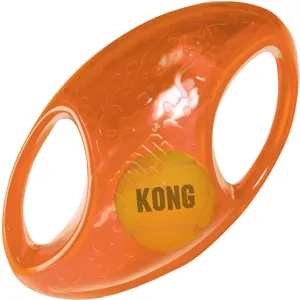 KONG Jumbler Football Dog Toy, Assorted Colors