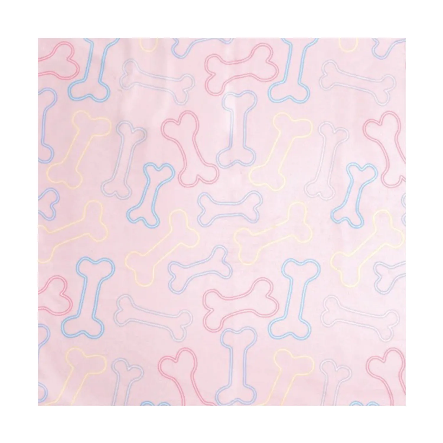 La Doggie Vita Neon Bone Pink Bandana