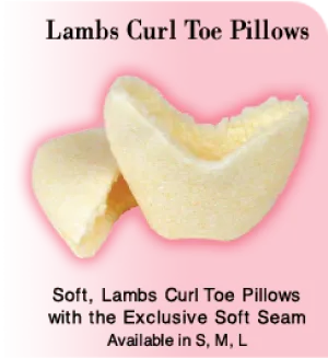 LCTP Lambs Curl Toe Pillows