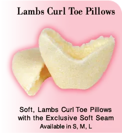 LCTP Lambs Curl Toe Pillows